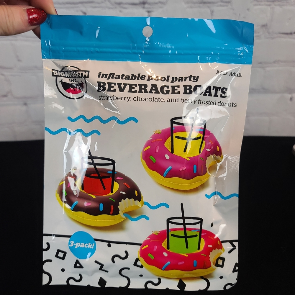 Beverage Boats. Inflatable beverages donut…